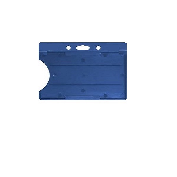 Bilde av ID Cardholder/carrying badge face open plastic blue (horizontal/landscape). 60270197vud (DE,SE,NO,FI,RO,PL)